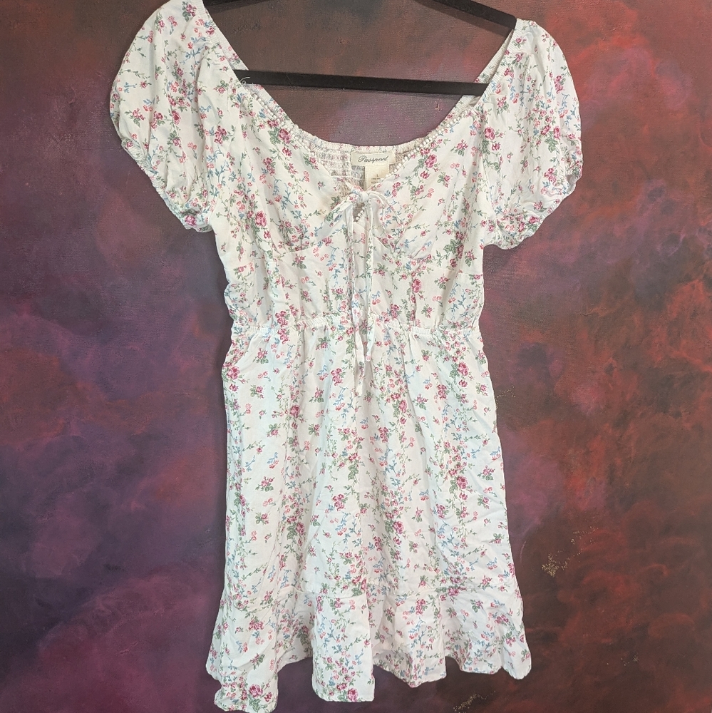 Floral Puff Sleeve Dress